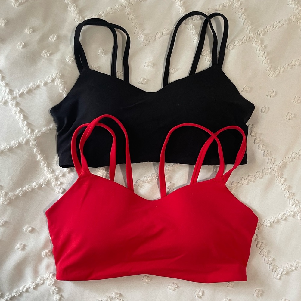 Lot of 2 Nike Zenvy Yoga Collection Sports Bras